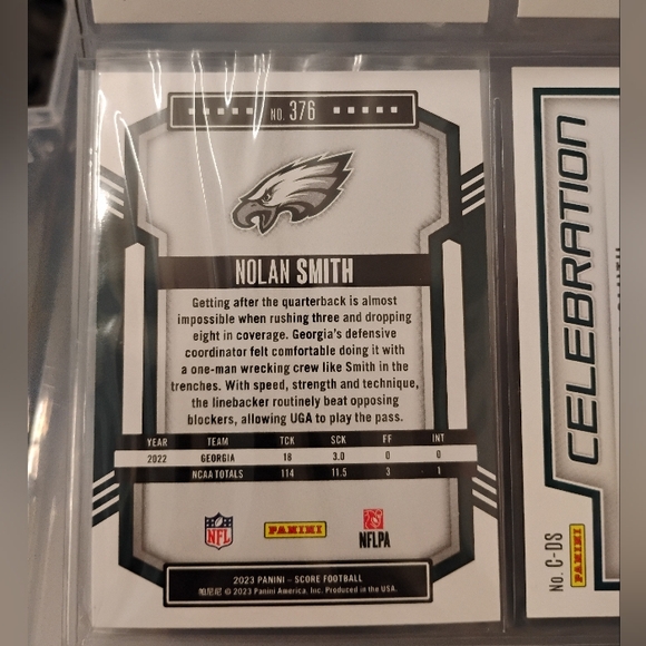 Philadelphia Eagles Assorted 9 Mint Cards - Picture 15 of 16